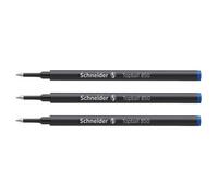 Recharge pour roller - SCHNEIDER - Topball 850 - Lot de 3 - Couleur bleue - Pointe fine