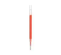 Recharge pour stylo à bille à encre gel, pointe fine de 0,5 mm, style MUJI compatible avec le type Knock et le corps du stylo à capuchon (Orange)