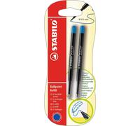 Recharge pour Stylo à Bille - STABILO Ballpoint Refill - p.ex. pour STABILO pointball et SMARTball - Pack de 2 - bleu