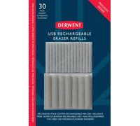 Recharge Pour Stylo-Gomme Électrique Usb Derwent 20 Pièces