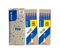 Recharge pour stylo - PILOT - FriXion Ball 0.7 - Bleu - Effaçable - Lot de 12