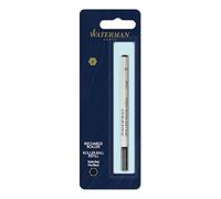 Waterman recharge d’encre pour stylo roller | pointe fine | encre noire | 1 recharge