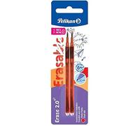 Recharge Roller - PELIKAN - Erase 2.0 - Rouge - Encre gel - Pointe moyenne
