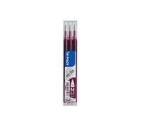 Pilot Pen Recharges Frixion Ball 2261022F – Rouge foncé effaçable 0,7 mm – Lot de 3