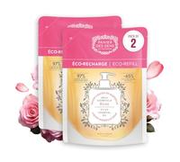 Recharge Savon Liquide Mains Rose - Savon Liquide Mains Recharge - 97% Naturel - Huile de Coco - Éco Recharges - 2 x 500ml - Panier des Sens