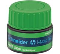 Recharge schneider maxx 660 surligneur job automatique 30ml coloris vert