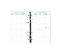 Recharge semainier Exatime 17 1 semaine sur 2 pages à la verticale 2023 2024 Blanc