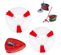 Recharge Serpillere,Microfibre Têtes de Balai pour Vileda&O-Cedar Easywring Replacement Heads,Accessoires pour Serpillières