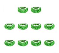 Recharge Serpillière Microfibre Lavable Machine 5 - Absorption Eau pour forte pour Sol Humide et Sec, pour capture Poils d'Animaux, Compatible Tous Types de Sols, Vert 10.3x4.4cm(B-10pcs)