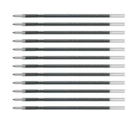 Recharge Stylo Bille - Pilot - Rfns-Gg - Lot De 12 - Pointe Moyenne - Couleur Noir