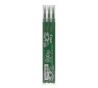 Recharge Stylo Frixion - FRIXION - Lot de 3 - Encre Gel - Couleur Verte - Pointe Moyenne