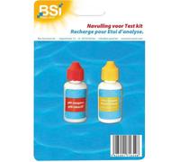 BSI – Recharge pour testeur pH et chlore – Pour piscine et spa – 2 pièces