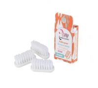 Lamazuna Recharge de 3 têtes de brosse à dents – Souple