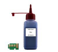 Recharge toner + puce bleu pour Samsung CLP-415 CLX-4195 CLT-C504S