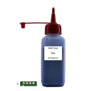 Recharge toner + puce pour Samsung CLT-406S CLP-360 CLP-365 bleu