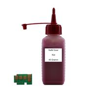 Recharge toner + puce rouge pour Samsung CLP-415 CLX-4195 CLT-M504S