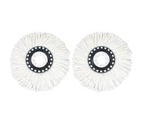 Recharge Universelle For Tête De Balai Rotative À 360° - Balais Ronds De 16 Mm - Outil De Nettoyage - Accessoires For Balai À Franges Et Chiffons(2pcs)