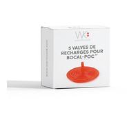 Recharge x 5 valves en silicone Bocal POC''