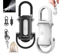 Rechargeable 1200 Lumens Lumilink Mini Torch, Tiny Compact and Portable Lumilink Chain Flashlight Keychain Mini, 3 in 1 Flashlight & Power Bank & Keychain for Emergency Power, Outdoor Camping (2Pcs-a)