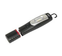 Rechargeable 360° Inspection Clair 7 SMD & 3W SMD LED Noir Lithium-Ion - Sealey