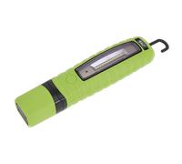 Rechargeable 360° Inspection Lampe 14 SMD LED & 3W LED Vert Lithium-Ion - Sealey