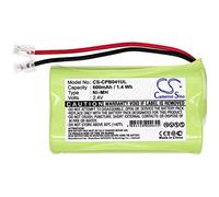 Rechargeable Battery 600mAh for Universel AA x 2, AA x 2