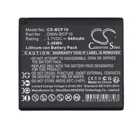 Rechargeable Battery 940mAh for Panasonic Lumix DMC-F3, Lumix DMC-FH1S, Lumix DMC-FX65K