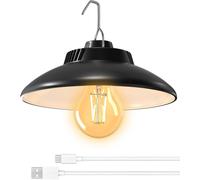 Rechargeable Camping Light,Led Camping Light With 2600mah Battery,Ipx4 Waterproof,2 Lighting Modes,Hanging Tent Lamp For Camping,Garden