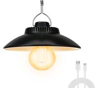 Rechargeable Camping Light,Retro Lantern With 2 Lighting Modes,Ipx4 Water Resistant,Ideal For Camping,Hiking,Fishing And Emergencies (2600mah)