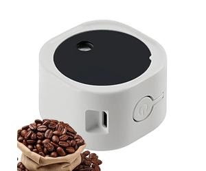 Rechargeable Coffee Bean Atomizer 30ml With Magñetic Base - Reduces Static Electricity In Grounds | Pörtable Nano Espresso Sprayer With Orange Silicone Case | Tool For Grinding, Static Reducti