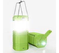 Rechargeable Crank Solar Led Camping Lantern,Flashlight With 3 Way Powered,Emergency Camping Light Power Bank 3000mah,Waterproof For Outdoor Survival Kit