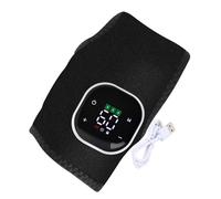 Rechargeable Electric Ankle Massager With Heat - 3 Vibration Modes 5 Heat Settings | Foot Massage For Relief Post-Workout | Portable For Home Office Travel
