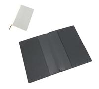 Rechargeable en Tissu Protège Livre Rectangulaire Bleu Marine Couverture Carnet Rechargeable pour Carnet A5 Voyageur Sketchbook Journal Scrapbooking Album