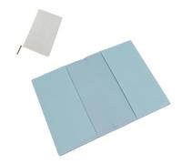 Rechargeable en Tissu Protège Livre Rectangulaire Bleu Marine Couverture Carnet Rechargeable pour Carnet A5 Voyageur Sketchbook Journal Scrapbooking Album