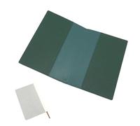 Rechargeable en Tissu Protège Livre Rectangulaire Bleu Marine Couverture Carnet Rechargeable pour Carnet A5 Voyageur Sketchbook Journal Scrapbooking Album