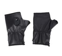 Rechargeable Fingerless Heated Gloves, USB Fingerless Electric Heated Gloves with 3 Temperature Levels Hand Warmers Glove Electric for Cycling Running Driving Hiking Walking for Men & Women