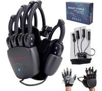 Rechargeable Gants de Rééducation Robotique, Gant Robot de Reeducation Main Gauche Droite pour L'arthrite L'avc L'hémiplégie, Gants de Rééducation des Doigts