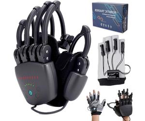 Rechargeable Gants de Rééducation Robotique, Gant Robot de Reeducation Main Gauche Droite pour L'arthrite L'avc L'hémiplégie, Gants de Rééducation des Doigts