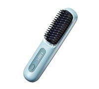 Rechargeable Hair Brush, Ionic Straightener Tool, Fast Heating Styler with Negative Ions, Electric Styling Brush, Hair Tool with Easy Handling, Perfect for Travel Vacation Outdoor Home