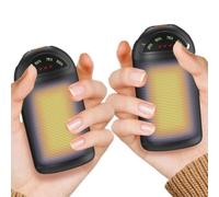 Rechargeable Hand Warmer - 5000mAh Pocket Warmer USB Power Bank | 5000mAh battery; double-sided heating at 45-55°C; compact USB rechargeable design for winter commuting, camping and skiing.