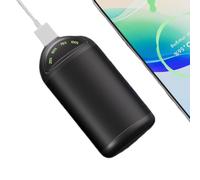 Rechargeable Hand Warmer - 5000mAh Pocket Warmer USB Power Bank | 5000mAh battery; double-sided heating at 45-55°C; compact USB rechargeable design for winter commuting, camping and skiing.