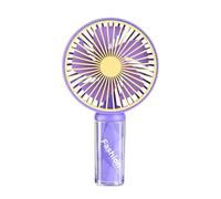 Rechargeable Handheld Fan - 20.5x11.5x6.3cm Portable Stream Air Blow Device