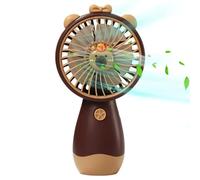 Rechargeable Handheld Fan - Cute Capybara USB Portable Cooling Device, Powerful Personal Mini Fan, Summer Travel Camping Outdoor Beach Festival Sports Hiking Fishing Office Desk Use Compact