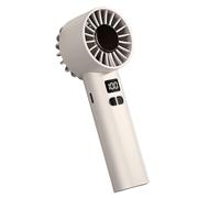 Rechargeable Handheld Fan, Mini Cooling Fan Device, 16 x 5,8 x 5,5 cm, 6,3 x 2,28 x 2,17 Inches, Digital Display Quiet Air Cooler with Strong Battery Design, Personal Cooling Fans, for Outdoor Home