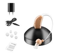 Rechargeable Hearing Aids Sound Voice Amplifier Low Noise Behind The Ear