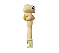 Rechargeable Kids Bubble Machine - Cute Dinosaur Handheld Bubble Wand | Automatic Dispenser with Light for Outdoor Play | Age 3+