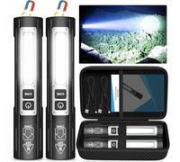 Rechargeable Led Flashlight Extremely Bright Flashlight Mini Flashlight With 8 Modes Waterproof Hand Torch For Camping Hiking Fishing Outdoor Emergency
