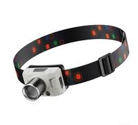 Rechargeable LED Headlamp Motion Sensor Zoomable | pour Wave control on/off, hands-free operation, ideal for fishing and tasks, USB rechargeable, black design