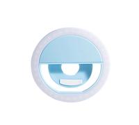 Rechargeable LED Selfie Ring Light with 3-Level Adjustable Brightness Portable Mobile Phone Lens Selfie Lamp