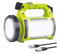 Rechargeable LED Torche, lumière de camping multifonctionnelle, projecteur de projecteur extérieur imperméable, lampe de poche à feuilles de puissance de 650lm, batterie de 2000MM, batterie de 2000mAh